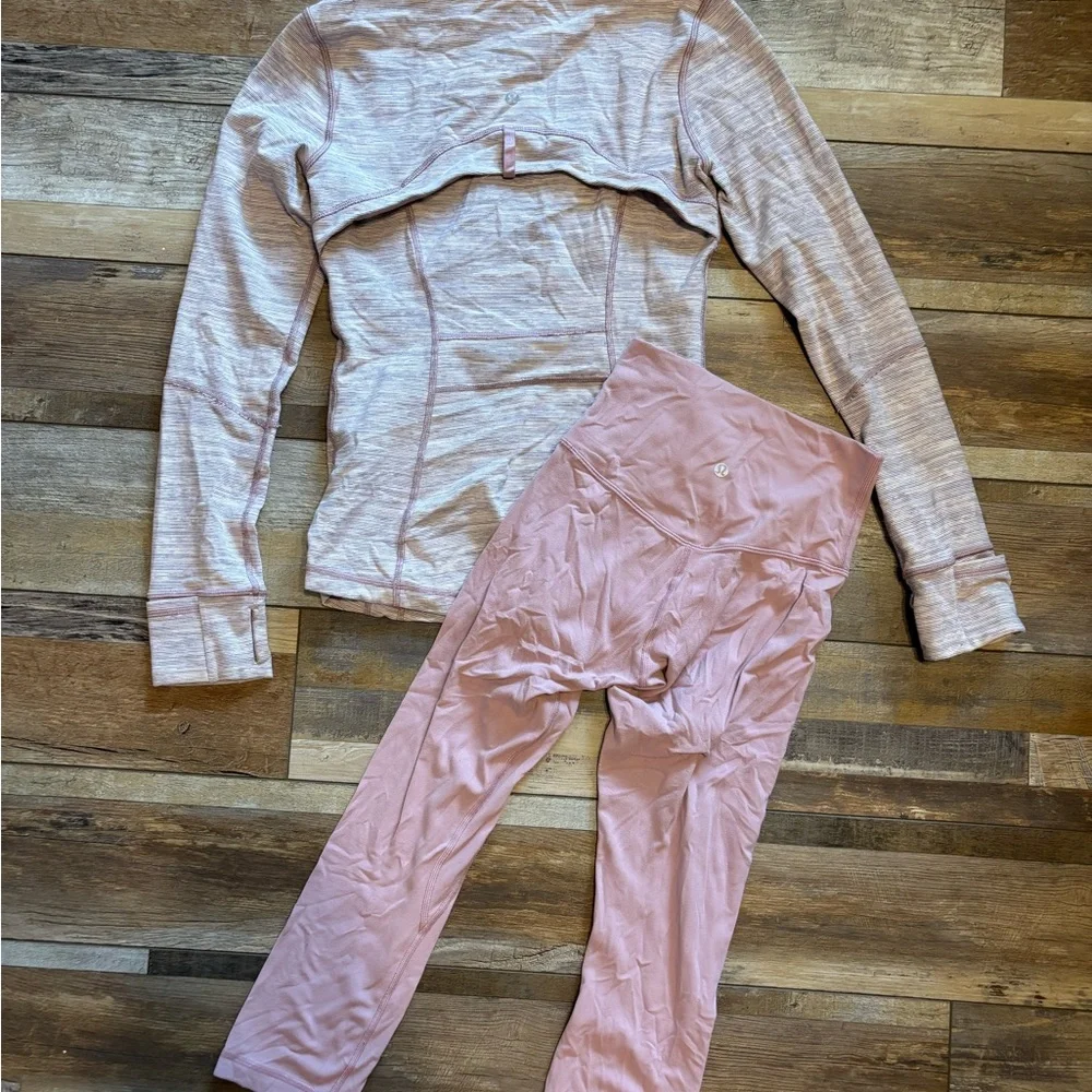 Women's lululemon Leggings & Zip-Up Jacket Set
